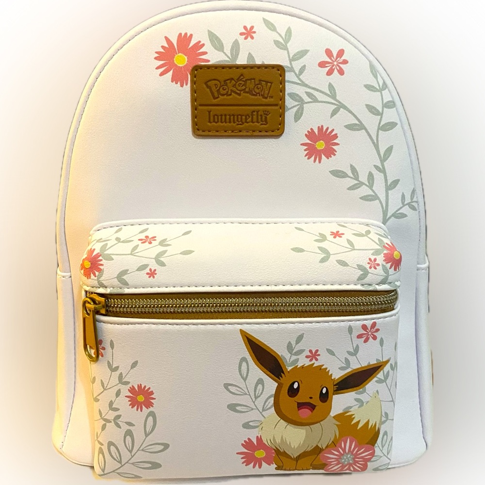 Loungefly Pokemon Eevee Spring Flowers Mini Backpack NWT